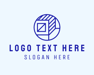 Round - Modern Container Box logo design