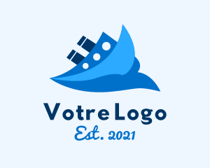 Vehicle - Ocean Travel Boat logo design