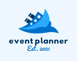 Ocean Travel Boat logo design