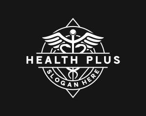 Caduceus Health Medical logo design