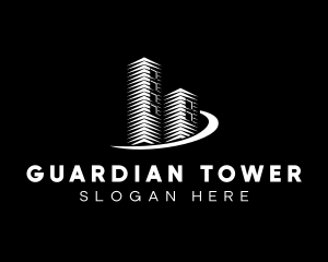 Condominium Tower Building logo design