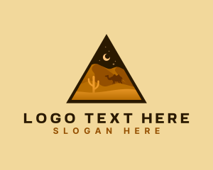 Explore - Desert Sand Dune logo design