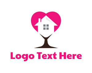 Architecture - Heart Tree House logo design