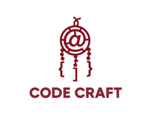 Coding - Code Dreamcatcher Charm logo design