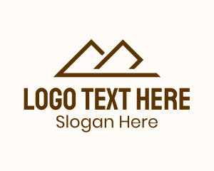 Travel - Minimalist Travel Mountain logo design