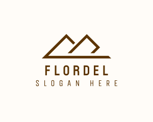 Minimalist Travel Mountain  logo design