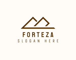 Minimalist Travel Mountain  logo design