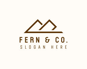 Minimalist Travel Mountain  logo design