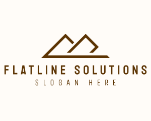 Minimalist Travel Mountain  logo design