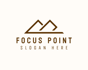 Minimalist Travel Mountain  logo design