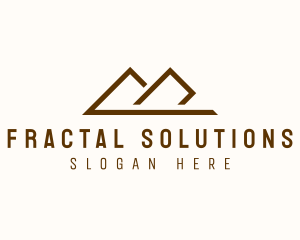 Minimalist Travel Mountain  logo design