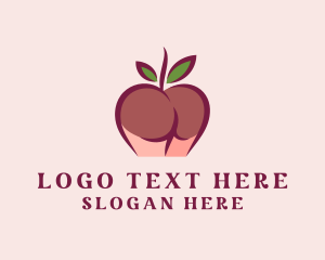 Seductive - Sexy Butt Lingerie logo design