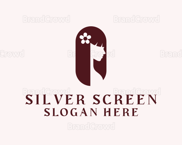 Flower Hair Salon Logo