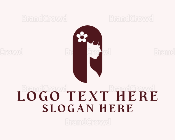 Flower Hair Salon Logo