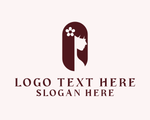 Flower Hair Salon logo design