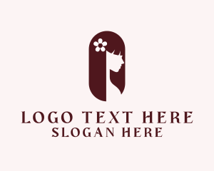 Haircare - Flower Hair Salon logo design