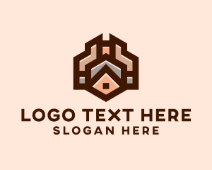 Subdivision - Residential House Property logo design