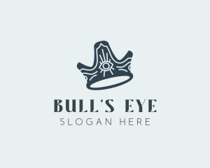 Mystical Crown Eye logo design