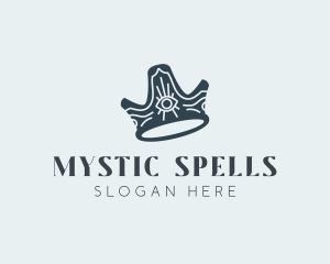 Mystical Crown Eye logo design