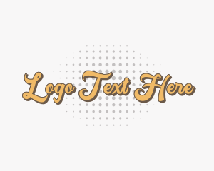 Vintage - Vintage Retro Halftone logo design