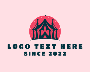 Carnival - Fun Circus Tent logo design