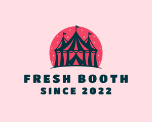 Booth - Fun Circus Tent logo design