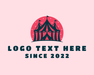 Theme Park - Fun Circus Tent logo design
