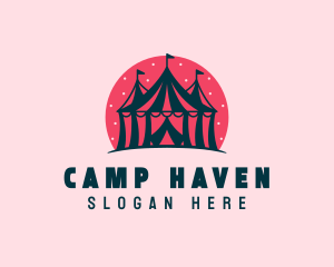 Tent - Fun Circus Tent logo design