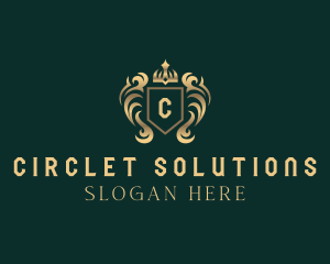 Circlet - Luxury Shield Monarchy logo design