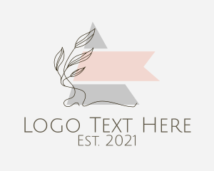 Upholster - Leaf Ornament Fixture logo design