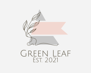 Leaf Ornament Fixture  logo design