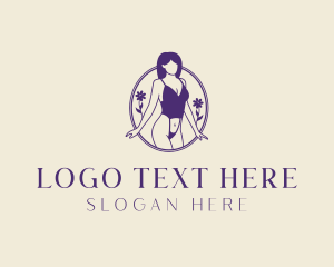 Sexy Woman Lingerie Logo