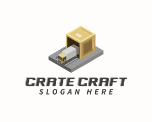 Crate - Truck Logistics Crate logo design