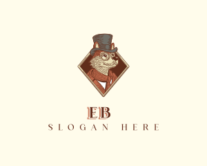 Dog Portrait - Debonair Puppy Portrait logo design