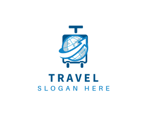 Travel Baggage Tour logo design