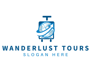 Travel Baggage Tour logo design