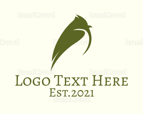 Green Tit Bird Logo