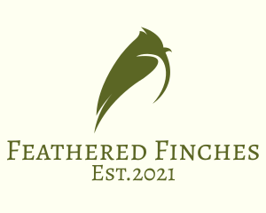 Finches - Green Tit Bird logo design