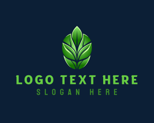 Natural - Organic Nature Leaf logo design