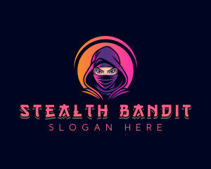 Assassin Ninja WarriorCosplay logo design