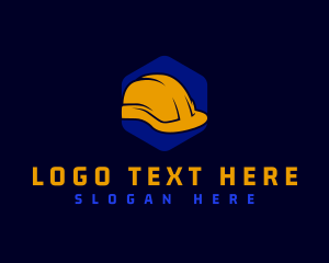 Hard Hat Construction logo design