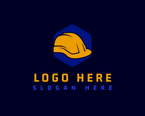 Construction - Hard Hat Construction logo design