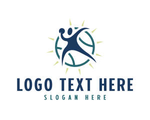 Softball - Sport Volleyball Athlete logo design