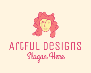 Woman Beauty Cosmetics logo design