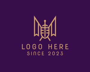 Royalty - Minimalist Medieval Crest logo design