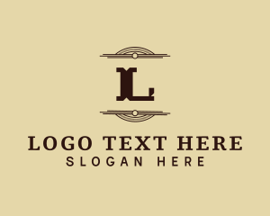 Sheriff - Western Art Deco Business logo design
