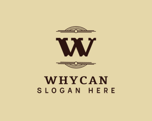 Western Art Deco Business Logo