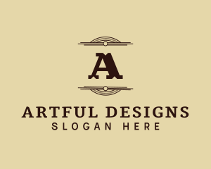 Western Art Deco Business logo design