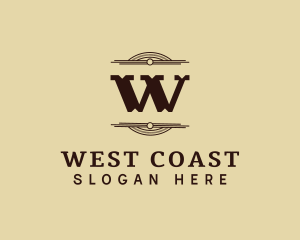 Western Art Deco Business logo design