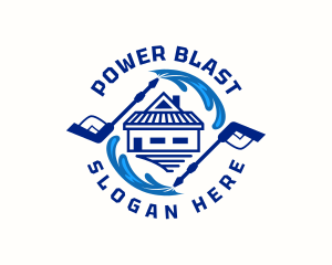 Power Washing Cleaning logo design